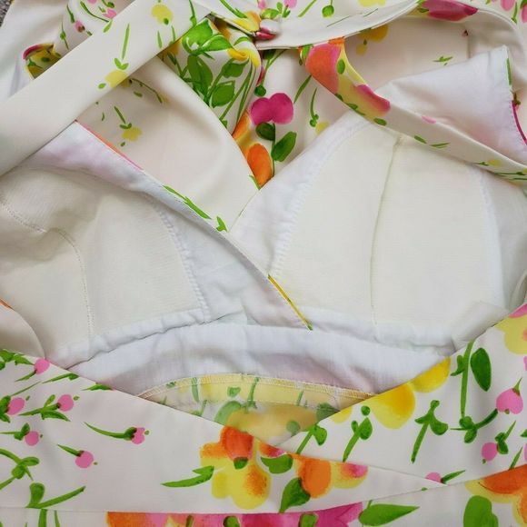 Vtg Tori Richard 10 honolulu halter Dress Hawaiian - Picture 10 of 12